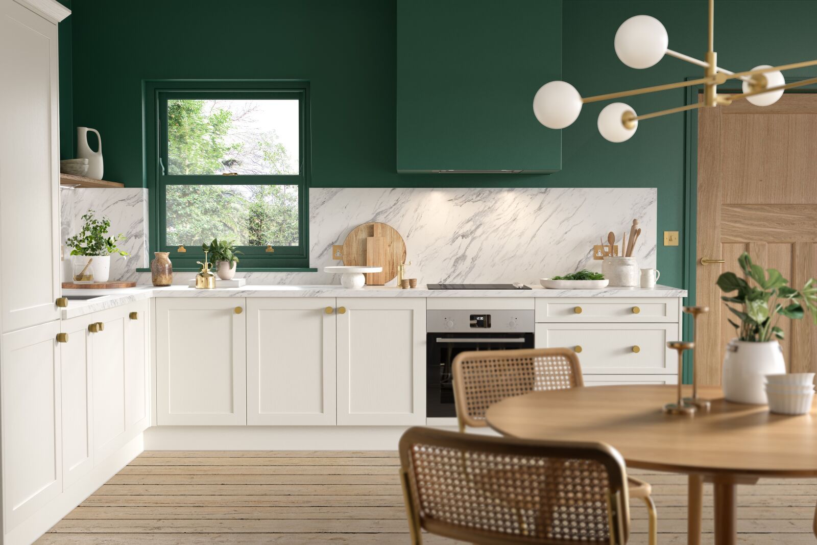 Beautiful kitchen background